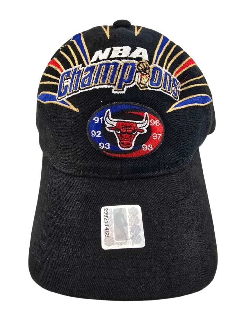 1998 Starter Chicago Bulls NBA Champions Finals 6x Champs Locker Room Hat Cap